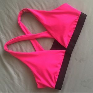 Pink Demi Lovato Fabletics Top